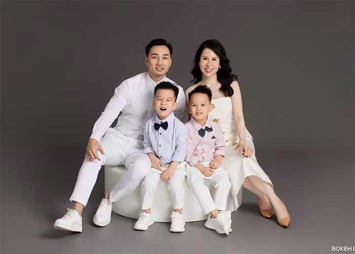  MC Thành Trung và Ngọc Hương đã có với nhau hai con trai sinh đôi sau 7 năm kết hôn.