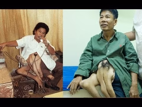 Rudy Santos, 69 tuổi đến từ Philippines, bị chứng cực kỳ hiếm có tên khoa học là “Craniopagus parasiticus” hoặc ký sinh đôi. Gắn liền với xương chậu và bụng của Rudy là một cặp cánh tay và một chân. cùng với đó là một cặp núm vú và đầu chưa phát triển với một bên tai và tóc.