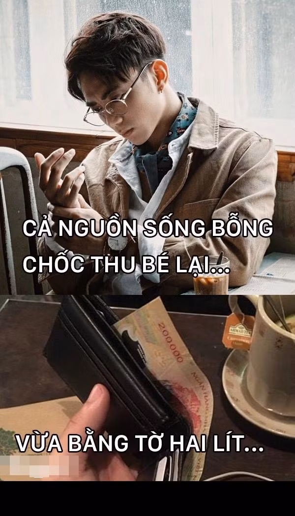 Và với một điều mới lạ, hấp dẫn nhiều bạn trẻ như vậy, việc câu hát được biến tấu, thay đổi để phục vụ mục đích tạo ra tiếng cười là điều hoàn toàn có thể dự đoán trước. Vài ngày nay, trên nhiều fanpage, trang mạng giải trí đã xuất hiện tràn lan những bức ảnh chế lấy cảm hứng, ý tưởng từ chính câu hát tuyệt hay do nhạc sĩ Tiên Cookie viết ra. Với óc hài hước cùng sự liên tưởng "bá đạo", dân mạng đã tạo ra những "siêu phẩm" ảnh chế có một không hai.