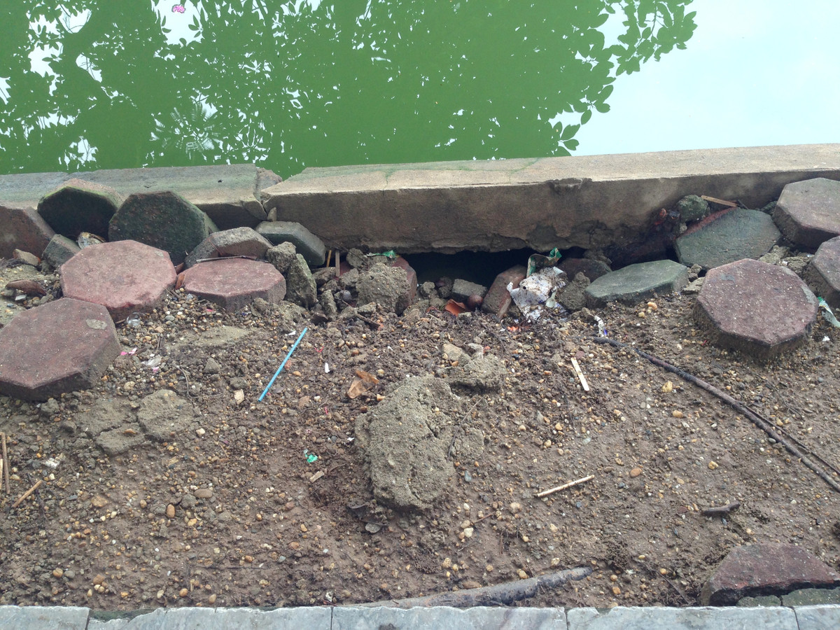 Để xử lý dứt điểm tình trạng sụt lún bờ kè Hồ Gươm, UBND quận Hoàn Kiếm đã lập dự án trình Thành phố, Bộ Xây dựng và các cơ quan chức năng dự án cải tạo khu vực bờ hồ Hoàn Kiếm.