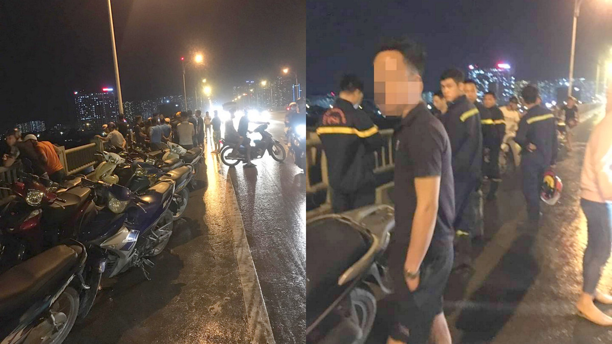 Mau giay co gai nhay cau Vinh Tuy de lai viet gi ben trong?