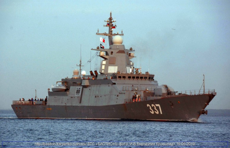 Như vậy kể từ khi hạ thủy vào tháng 11/2018, bắt đầu chạy thử trên biển vào tháng 4/2019 thì cho đến thời điểm hiện tại, chiếc khinh hạm tàng hình cực mạnh này đã sắp gia nhập đội hình tác chiến của hải quân Nga.