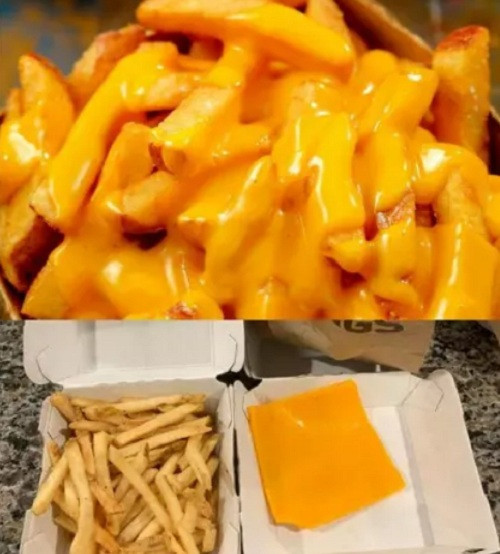 Món khoai gọi về nhà nên chắc phô mai cũng tan chảy đi. Nguồn ảnh: Internet, Facebook.