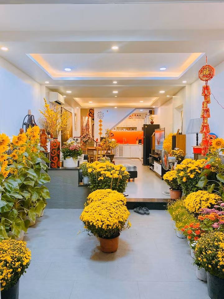 Nha ngap hoa, cay canh nhu cho xuan cua cac Hoa hau Viet