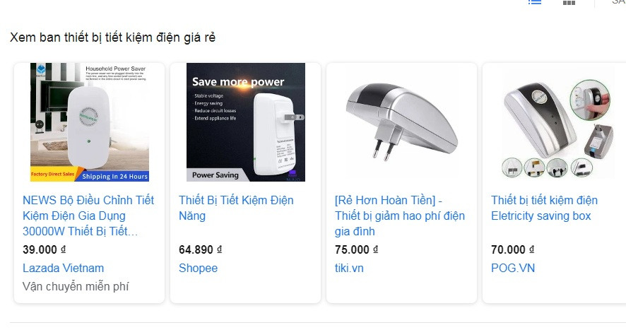 Su that thiet bi tiet kiem dien den 50% gia chi vai chuc nghin