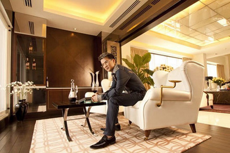 Căn penhouse tại quận 7 (TP HCM) được Mr Đàm mua vào năm 2010. Chưa kể đến khu vực sân vườn trên cao, quy mô của căn hộ đã lên tới 700m2. Ảnh: Internet