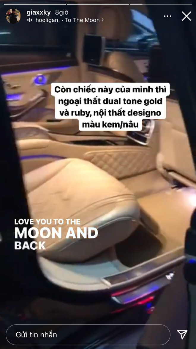 Gia Kỳ cũng thẳng thắn tiết lộ lý do là để ủng hộ Quỹ vaccine phòng COVID-19.