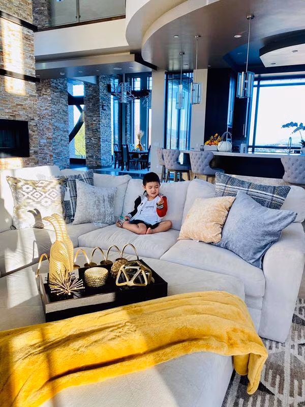 Siêu biệt thự có nội thất xa hoa, không kém khách sạn 5 sao.