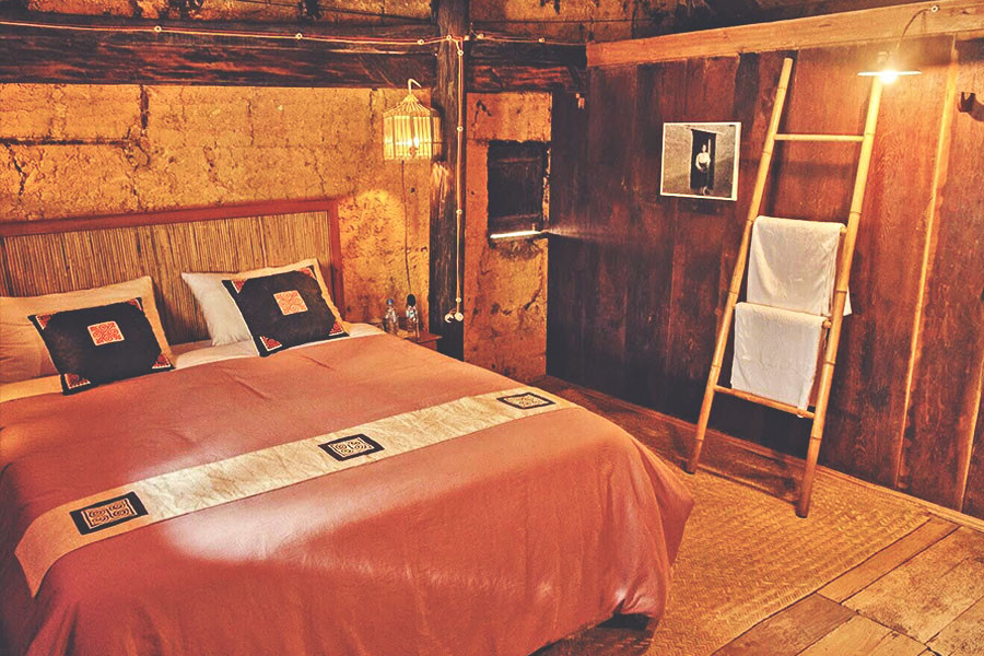 Là một ngôi nhà cổ song Chúng Pủa lại mang đến cho du khách những căn phòng vô cùng tiện nghi. Ảnh: Canthomekongtour.