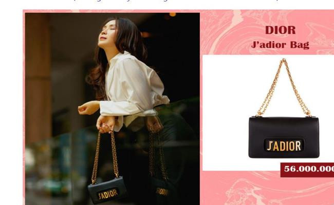 Túi J'Adior hơn 50 triệu đồng với thiết kế thời thượng này thường được cô nàng trưng dụng ra phố. Ảnh: Dân Việt.