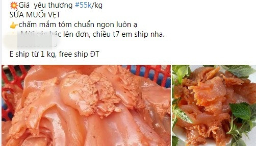 Bên cạnh các loại hải sản phổ biến như tôm, cua, mực...gần đây, trên chợ mạng xuất hiện nhiều người bán sứa muối vẹt giá từ 55.000 - 100.000 đồng/kg.
