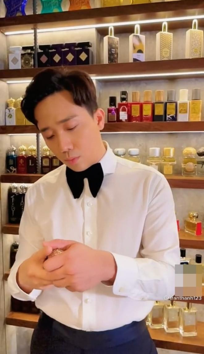 Bộ sưu tập nước hoa của Trấn Thành đến từ nhiều thương hiệu nổi tiếng như Roja, Boadicea The Victorious (Anh), Les Liquides Imaginaires (Pháp)...