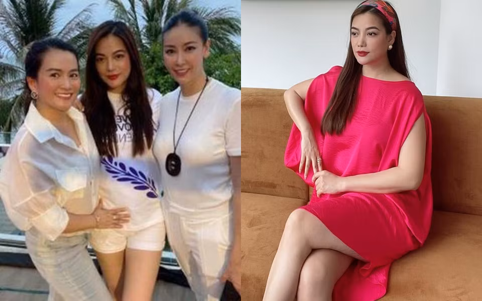 Mới đây, Trương Ngọc Ánh vướng phải nghi vấn có bầu với tình trẻ kém 14 tuổi Anh Dũng vì thường xuyên diện đồ rộng và lộ bụng lớn trong những tấm hình đăng Facebook. Tuy nhiên, nữ diễn viên khẳng định bản thân không có bầu. Ảnh: Dân Việt