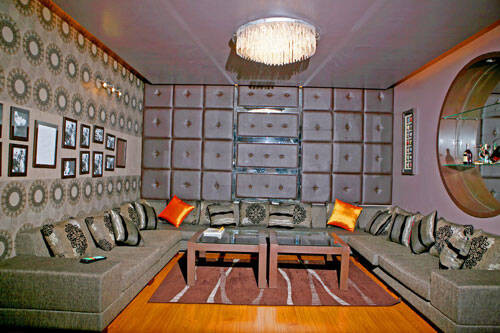 Phòng giải trí của gia đình và những người bạn. Ảnh: Happynest