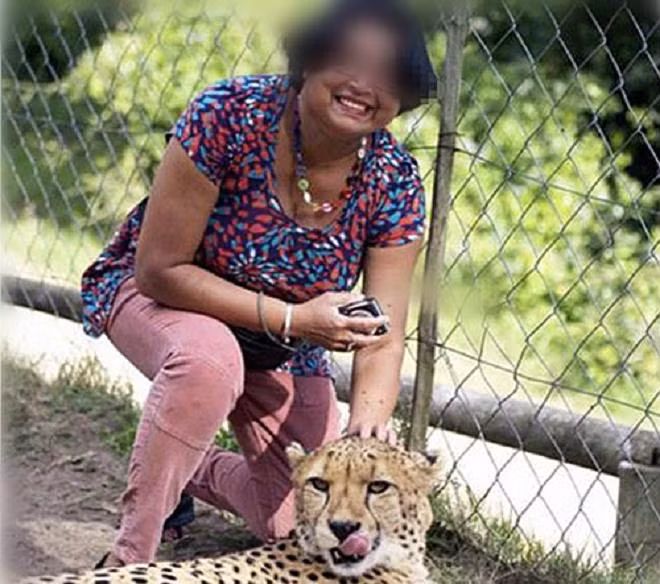 Chup anh song ao, nguoi phu nu bi bao dom ngoam toc loi di