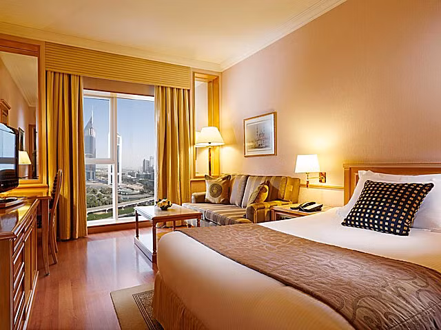 Khách sạn có 10 hạng phòng, trong đó, nhiều hạng phòng có tầm nhìn toàn cảnh ra thành phố Dubai. Ảnh: IHG