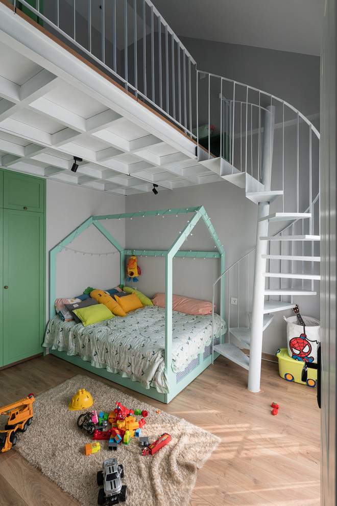 Không gian ngủ và vui chơi của con. Nguồn ảnh: Quang Trần