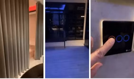 Hệ thống đèn tự động, có thể chọn lựa màu xanh - đỏ - trắng tùy theo ý muốn của người sử dụng.