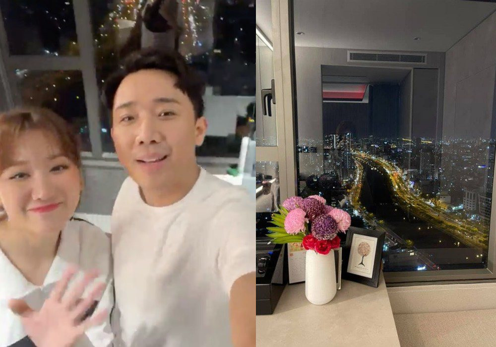 Cách đây không lâu, vợ chồng Trấn Thành - Hari Won đã chuyển về căn hộ cao cấp giữa trung tâm TP HCM. Căn hộ có hướng nhìn quang cảnh thành phố cực đẹp.