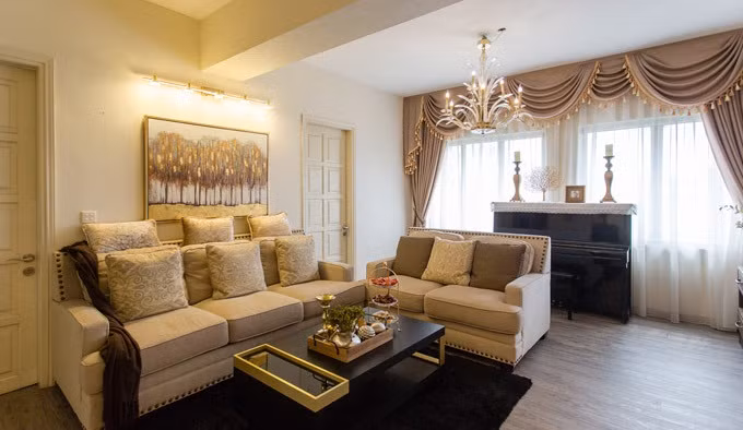 Trước đó, mẹ con Quế Vân sống trong căn nhà rộng 150m2, với 4 phòng ngủ tiện nghi ở Hà Nội. Ảnh: Ngoisao.