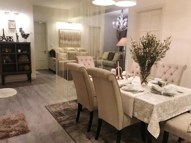 Nữ ca sĩ cùng gia đình đã sống ở đây hơn 10 năm và nhiều lần thay đổi nội thất theo sở thích. Căn hộ có giá trị khoảng 8 tỷ đồng. Ảnh: Giadinhnet