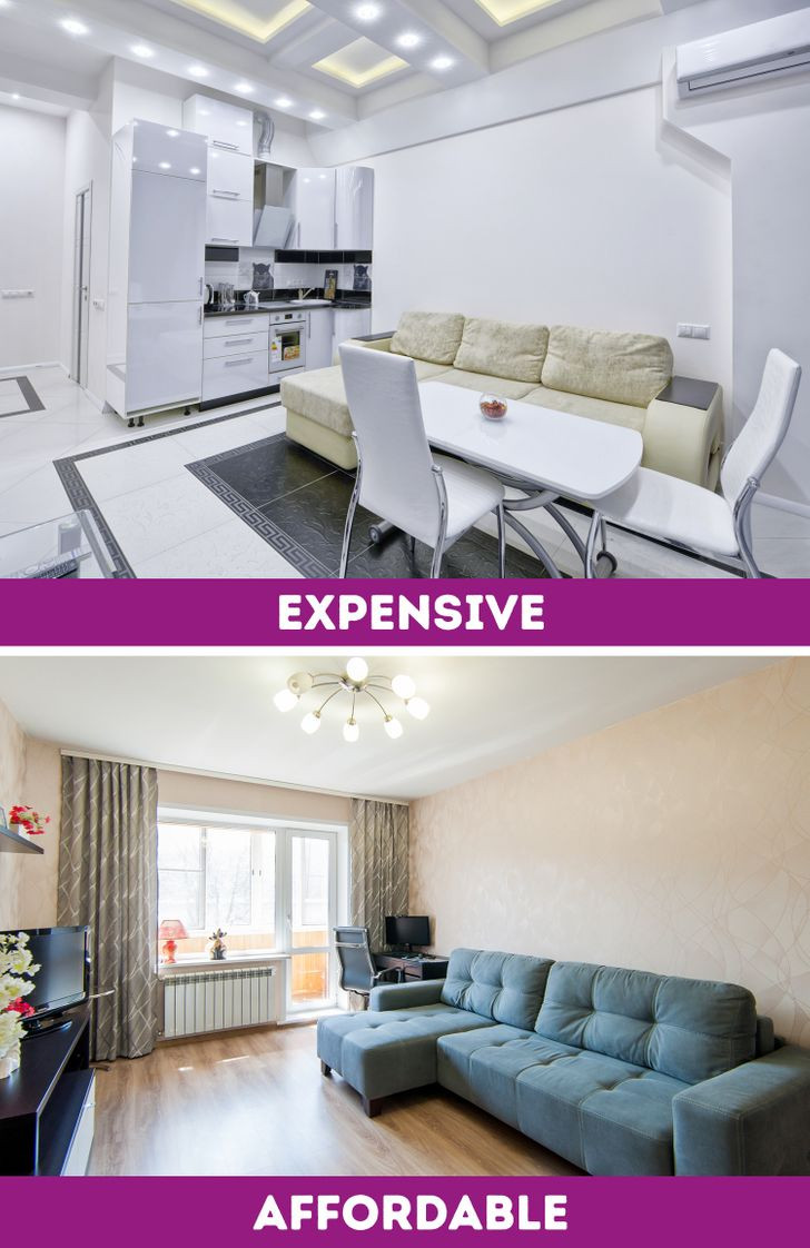 Đồ nội thất màu trắng trông rất tuyệt, nhưng theo thời gian mọi người nhận ra rằng đồ nội thất này phải được lau chùi mọi lúc. Hơn nữa, thiết kế toàn màu trắng không thú vị bằng thiết kế đa màu.