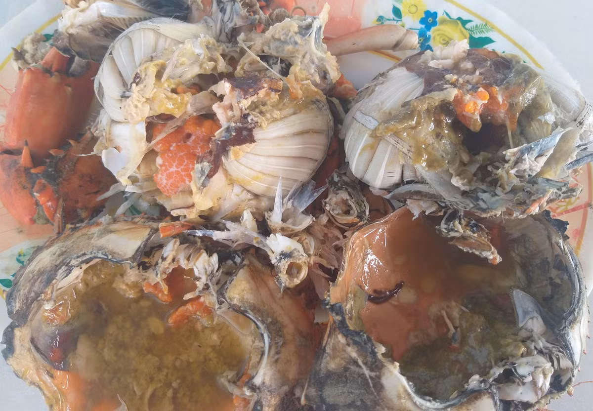 Gạch cua nhiều, ăn có vị béo ngậy. Ảnh: Người lao động.