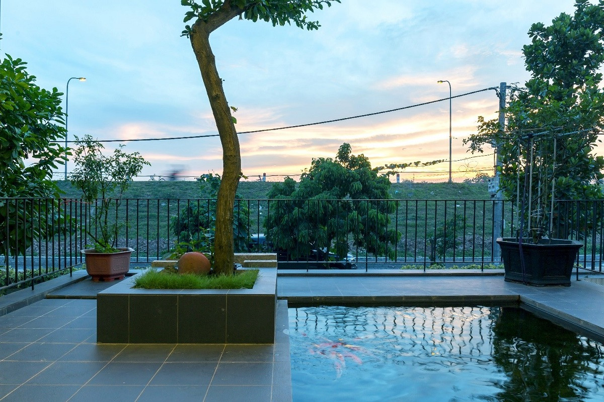 Sân thượng là không gian lý tưởng để cả nhà sum vầy sinh hoạt chung, cùng uống trà, đàm đạo. Nguồn: Hoang Le