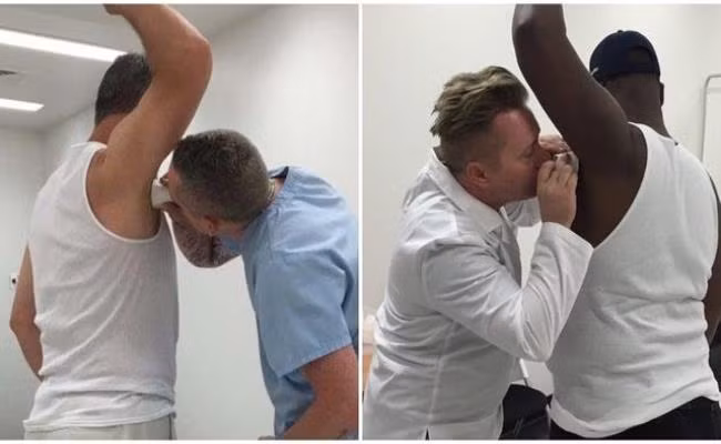  Công việc này yêu cầu chuyên viên phải làm việc trong 1 căn phòng có nhiệt độ cao và trung bình 1 giờ, mỗi người có thể ngửi đến 60 “vùng dưới cánh tay”.