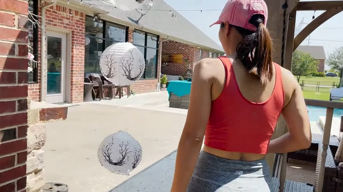 Không gian rộng rãi, thoáng đãng trong biệt thự của Hồng Ngọc tại Mỹ. Nguồn ảnh: Youtube