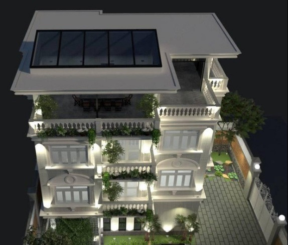 Nhìn tổng thể trên bản vẽ, nhiều người cho rằng nhà mới của Lý Nhã Kỳ phải lên tới hàng chục tỷ đồng. Ảnh: FBNV