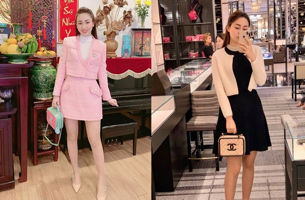 Sau khi đăng quang vài tháng, Á hậu Ngô Trà My lên xe hoa với chồng là doanh nhân Lê Hoàn. Người đẹp được chồng chiều chuộng và sống trong nhung lụa với hàng loạt đồ hiệu đắt đỏ. Ảnh: FBNV.