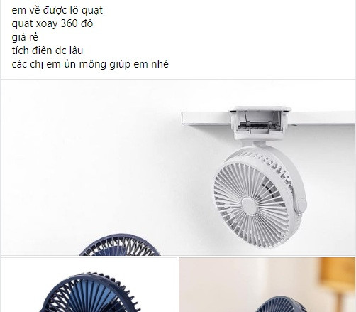 Loan gia quat tich dien day cho mang: Dung 1 mua da hong... nhieu rui ro