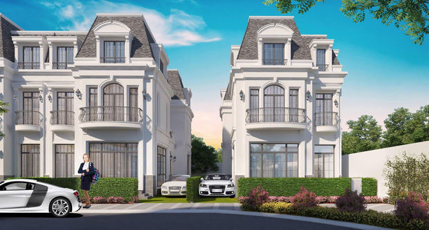 Vừa qua, cô khiến cộng đồng mạng "dậy sóng" khi xây căn biệt thự có diện tích 300m2, có giá trị không kém lâu đài 200 tỷ của vợ chồng cô tặng bố mẹ. Ảnh: FBNV