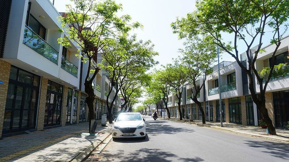 FPT city Đà Nẵng là nơi có mật độ không gian xanh tốt nhất, hệ số xây dựng, hệ số sử dụng đất thấp, quy hoạch hướng đến thân thiện với môi trường. Ảnh: FPT city