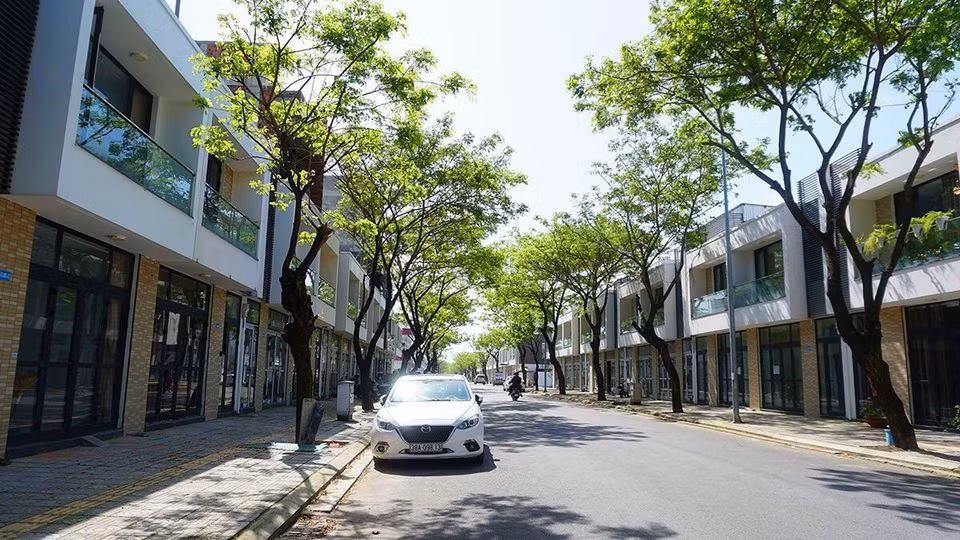 FPT city Đà Nẵng là nơi có mật độ không gian xanh tốt nhất, hệ số xây dựng, hệ số sử dụng đất thấp, quy hoạch hướng đến thân thiện với môi trường. Ảnh: FPT city