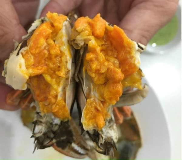 Quảng cáo có cánh song giá cua lông chị Trang bán chỉ 750.000 đồng/kg (size 7-8 con) và 700.000 đồng/kg (size 9-10 con).