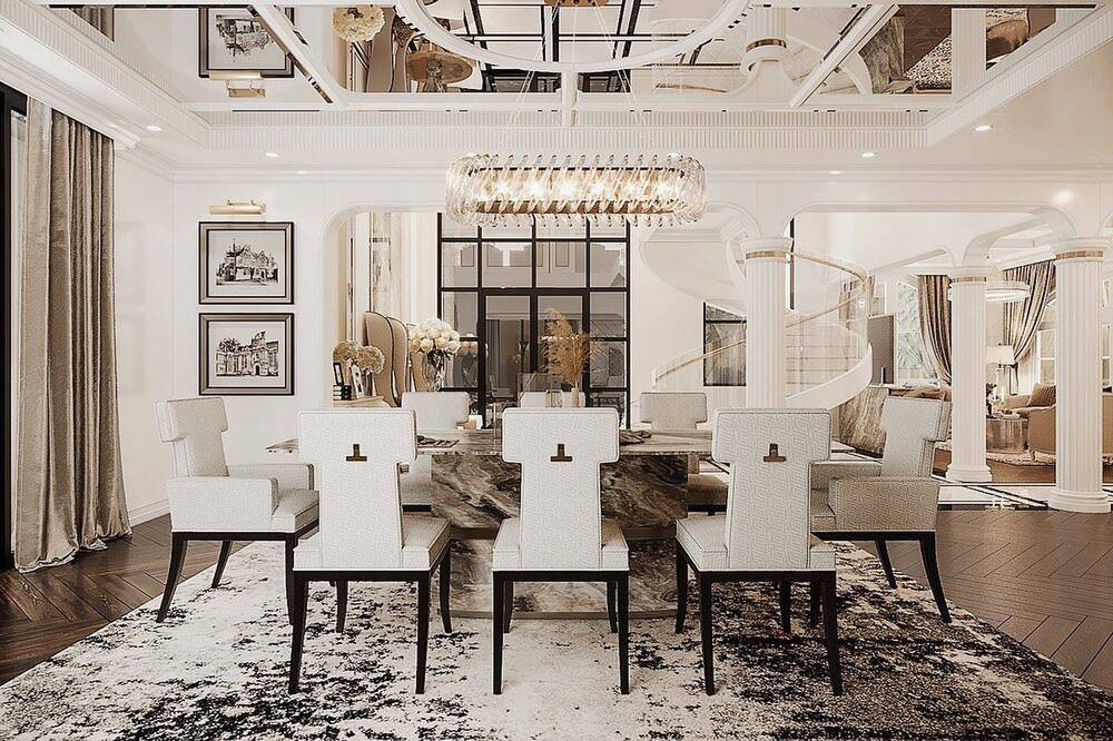 Mới đây, trên trang cá nhân, nữ ca sĩ tiếp tục gây choáng khi khoe không gian cực sang trọng bên trong của biệt thự.