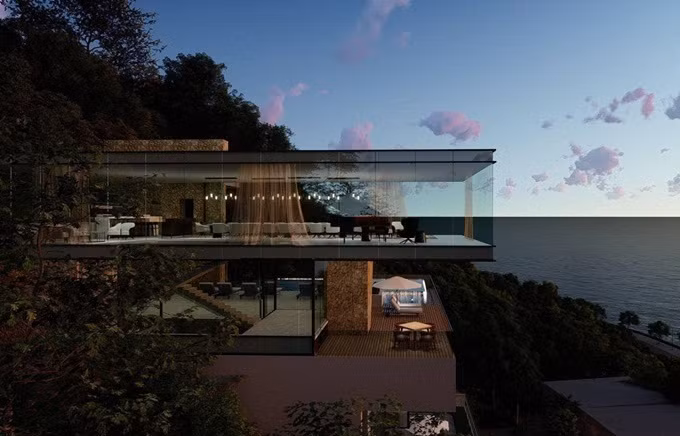 Đầu tháng 5 vừa qua, Lý Thùy Chang khoe được chồng tặng căn biệt thự view ven biển ở Vũng Tàu. Ảnh: FBNV