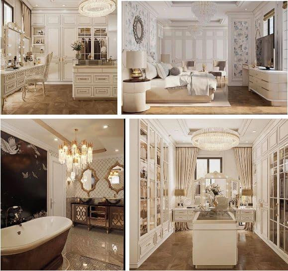 Trước đó, Lệ Quyên cũng từng hé lộ bản vẽ thiết kế ngôi nhà với nhiều góc sang trọng. Nguồn ảnh: Instagram, FBNV