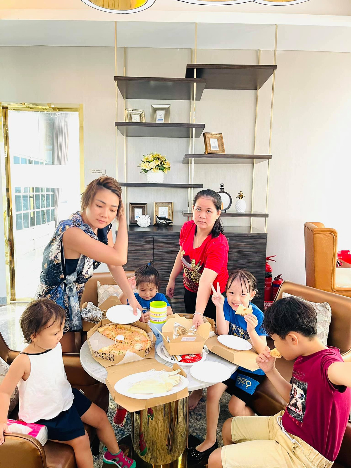 Một góc sinh hoạt chung trong căn hộ.