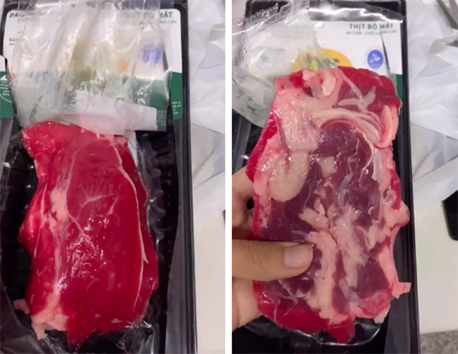 Sieu thi ban mieng thit bo do tuoi nhung lat ben trong thi “khoc thet”