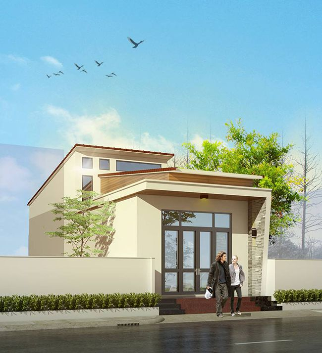 Nhà ống 1 tầng gác lửng được ưa chuộng bởi với diện tích đất hẹp, gia chủ vẫn có thể sử dụng triệt để công năng. Đồng thời tính thẩm mỹ của ngôi nhà cũng được tăng lên. Ảnh: Ngoinhahoanhao