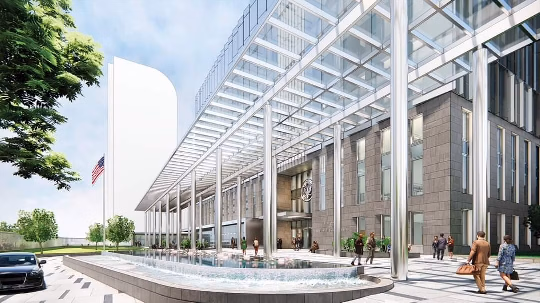 Khu vực cộng đồng được thiết kế với tầm nhìn ra công viên. Ảnh: Eypae