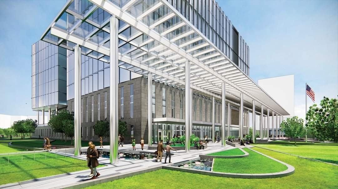 Mục tiêu quan trọng của đội ngũ thiết kế là kết hợp chặt chẽ các yếu tố thiết kế từ cả Mỹ và Việt Nam, bao gồm các tác phẩm nghệ thuật của nghệ sĩ Mỹ, Việt Nam và người Mỹ gốc Việt. Ảnh: Eypae