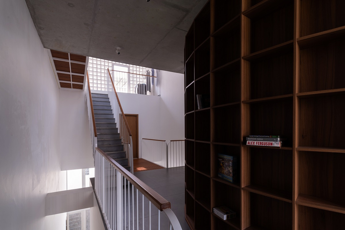 Điều này còn thuận lợi cho việc thông gió từ trước ra sau công trình.