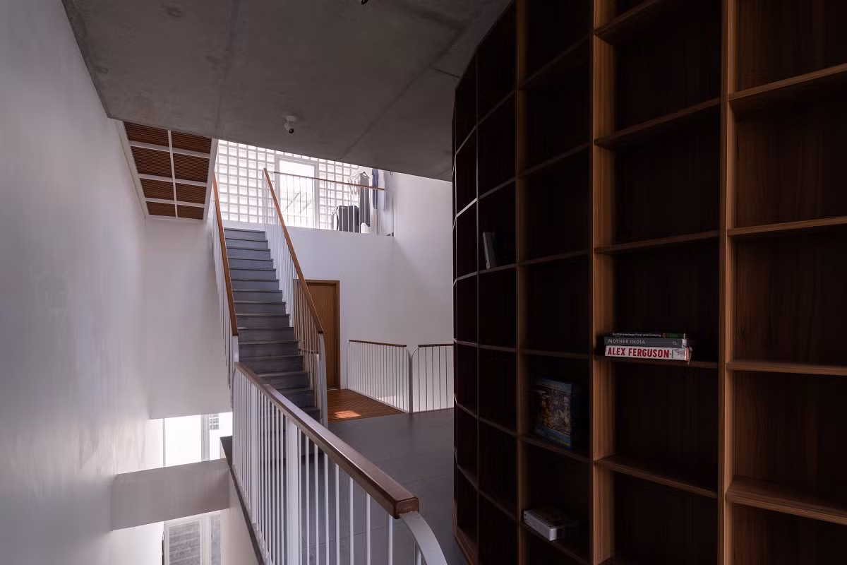 Điều này còn thuận lợi cho việc thông gió từ trước ra sau công trình.