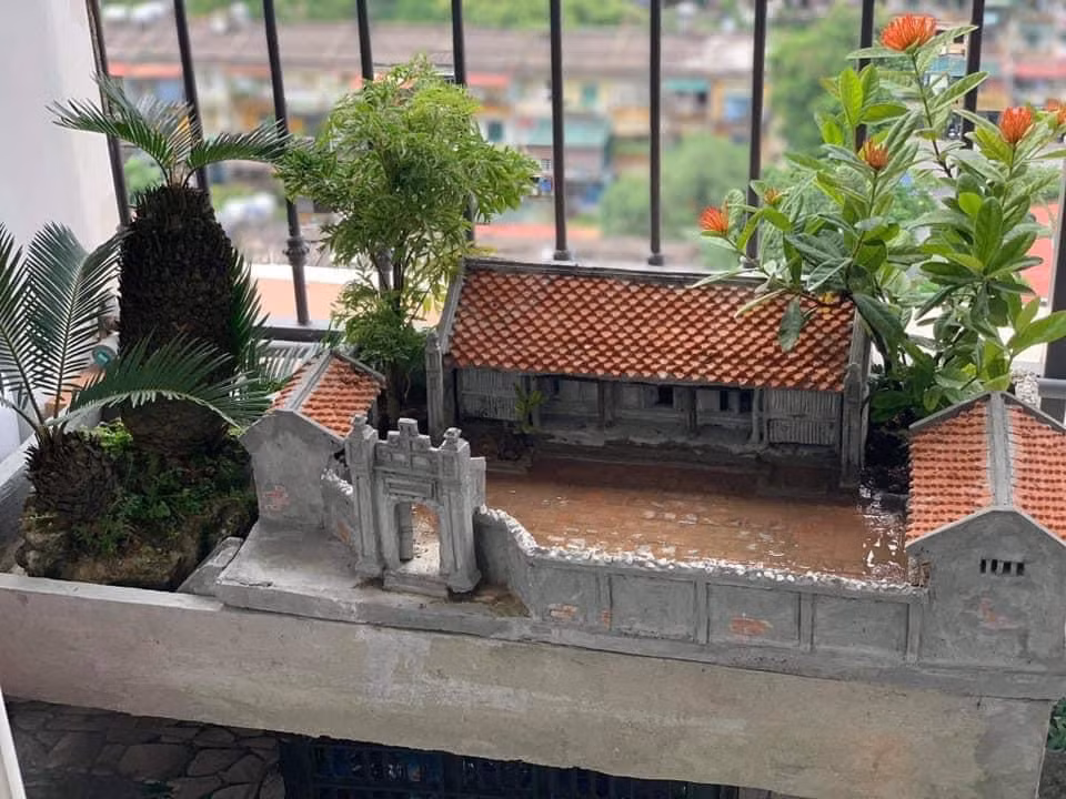  Tiểu cảnh nhà cổ truyền thống. Ảnh: Vietnamnet