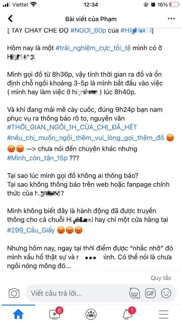 Cafe Highland bi to “duoi” khach sau 1 tieng hoac phai mua them do uong?-Hinh-2