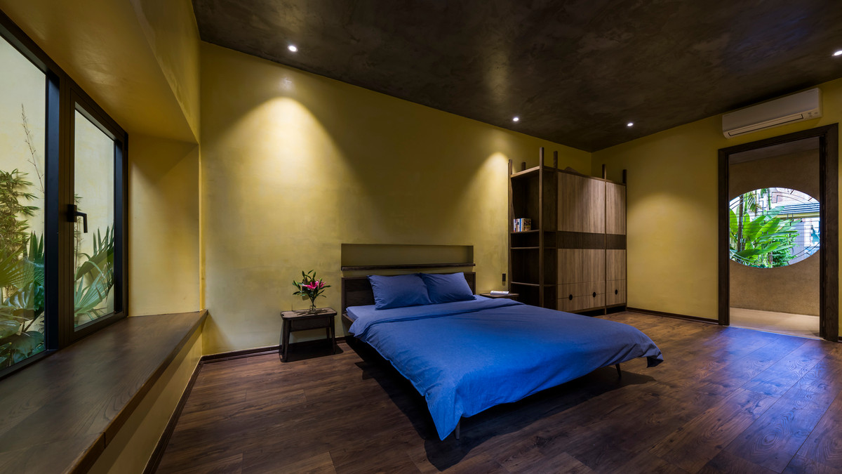 Tầng 2 được bố trí 2 phòng ngủ.